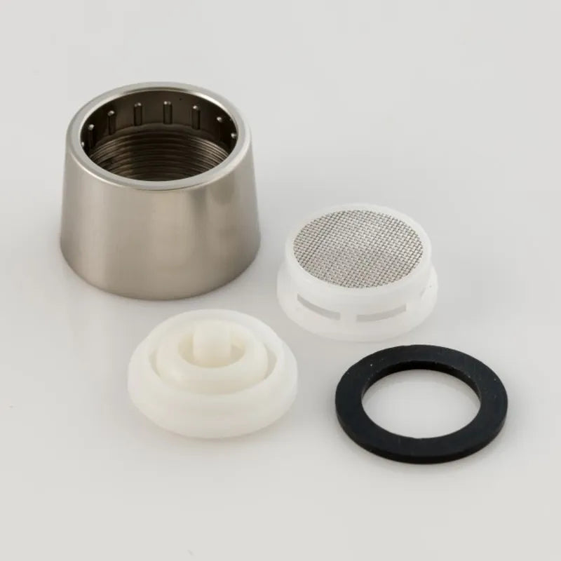 SPOUT AERATOR KIT PLATED BRUSHED NICKEL CARDED