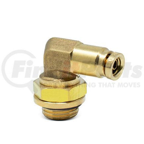 MALE SWIV ELB PUSH-LK BRS 1/4T X M1