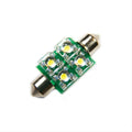 Oracle 37MM 4 LED 3-Chip Festoon Bulbs (Pair) - Amber