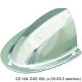 LARGE CLAM SHELL VENT - WHITE