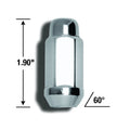 14MM X 1.50 ACORN EXTRA LONG (3/4IN HEX) LUG NUTS 4 BAGGED