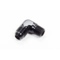 90 Deg Alum #8 Flare 3/8 in Black