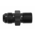 08 MALE AN/JIC FLARE TO M16X1.5 INVERTED ADAPTER BLACK