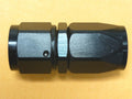 Russell Performance -6 AN Black Straight Full Flow Hose End