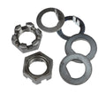 1 DFLAT SPINDLE WASHER TANG WASHER 6 SLOT SPINDLE NUT (2/CTN)