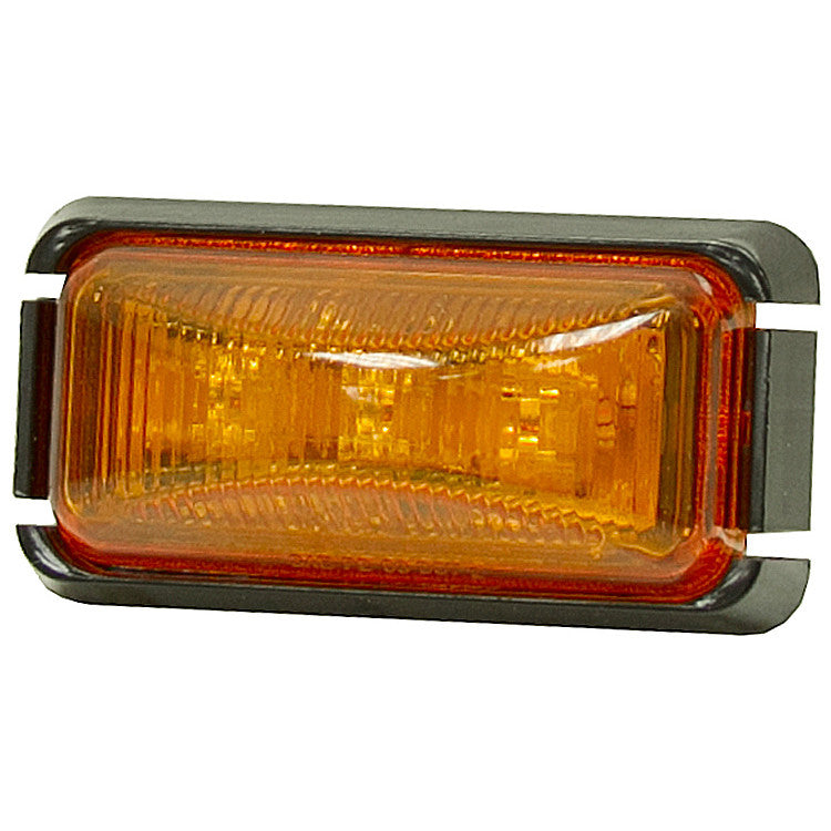 LIGHT,MARKER,3 LED,AMBER,2.5IN RECT