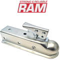 COUPLER 17/8IN STRAIGHT TONGUE 3IN CHANNEL; 2000 LBS