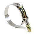 HPS Performance Stainless Steel Spring Loaded T-Bolt Clamp SAE 140 for 5 ID hose - Effective Size: 5.24 -5.55