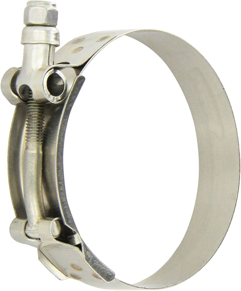 HPS Performance Marine 316 Stainless Steel T-Bolt Hose Clamp Range: 2.87 -3.19 (73mm-81mm) SAE # 68