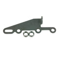 Kentrol 76-86 Jeep CJ Battery Tray Clamp - Polished Silver