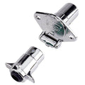 4-WAY CHROME CONNECTOR - CAR & TRAI