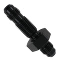 Fragola -3AN Straight Bulkhead - Black