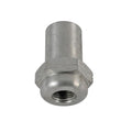 QA1 Tube Adapter - 3/4in OD - Hex - Left Hand - 3/8-24 Thread .058 Wall - Alloy