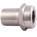 QA1 Tube Adapter - 3/4in OD - Hex - Left Hand - 3/8-24 Thread .058 Wall - Alloy