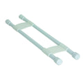 REFRIGERATOR DOUBLE BAR SET 16IN TO 28IN WHITE