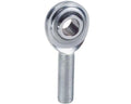 QA1 C Series 2-Pc Rod End - Female/Left Hand - 12mm Bore x M12x1.75 - Carbon Steel