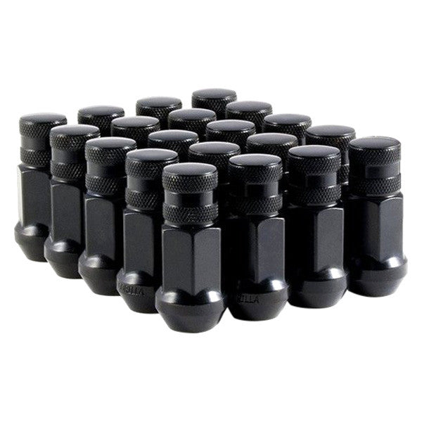 FORGED STEEL RACING LUG BLACK CHROME CLOSED END 12MM X 1.25