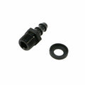 Fragola -6AN Push-Lite End x 3/8 NPT - Black