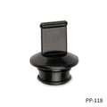 1 1/8IN 1 1/4IN VINYL PUSH PLUG BLACK