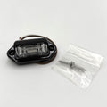 2 INCH BLACK LICENSE/UTILITY LIGHT WITH 2 LEDS AND BLUNT CUT LEADSBULK