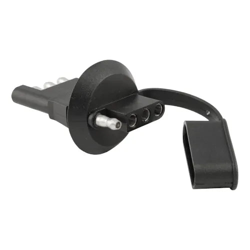 4 FLAT TO 4 FLAT 1.25 IN DIAMETER PLUG PACKAGED