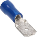 BLUE VINYL MALE QUICK DISCONNECT 16-14 GAUGE .250