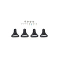 EVS Axis Swivel Mount D-rings (set)