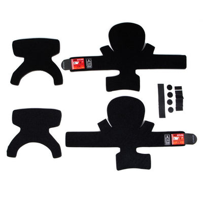 EVS Axis Hinge Cover Kit (2 - Inside and Outside) Black - One Size