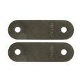 Universal 4 Inch Straight Leaf Spring Shackles With 2 Holes Bare Steel Motobilt