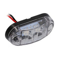 BLUE 2-LED ACCENT LIGHT - CLEAR PLASTIC BEZEL