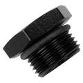 STRAIGHT THREAD PLUG #10 AN BLACK A