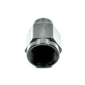 Fragola -6AN Aluminum Flare Cap w/ 1/8 FPT Black