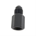 Fragola -4ANx 1/8 FPT Gauge Adapter-Straight - Black