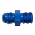 Russell Performance -6 AN Flare to 12mm x 1.5 Metric Thread Adapter (Blue)