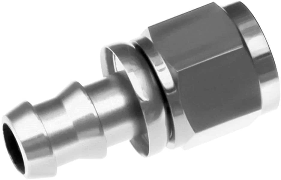 04 STRAIGHT AN/JIC PUSH LOCK HOSE END CLEAR