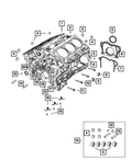 Mopar PAN HEAD SCREW 6104136AA