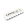 FLOOR REGISTER 2X10 NO DAMPER POLAR WHITE