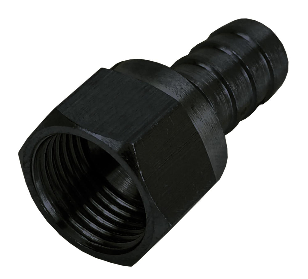 ~(0.2 lbs. 4X2X1)~ -10AN Female Swivel x 1/2 Barb Hose Fitting EA