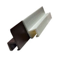 TYPE C WALL MOUNTED INTERNAL SLIDE TRACK WHITE 96IN