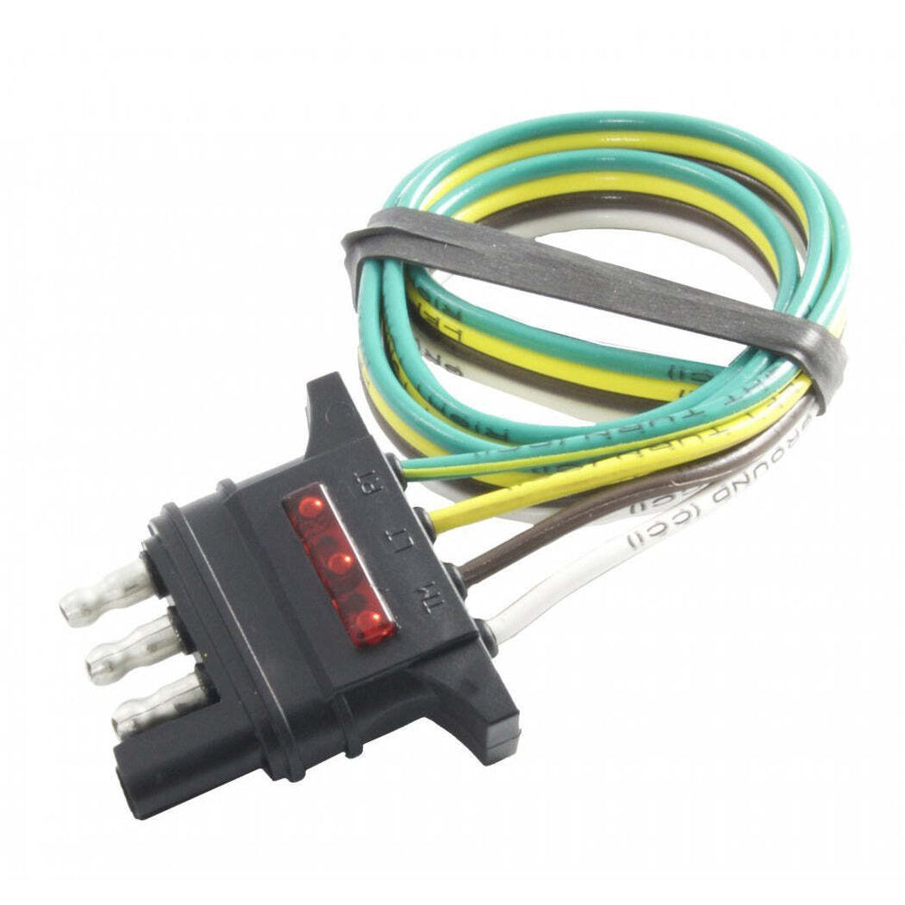 LED TEST 4-FLAT CONNECTOR TRAILER