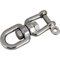 STAINLESS EYE/JAW SWIVEL 1/4