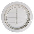 A/C CEILING REGISTER ADJ. ROTATING 5IN PLASTIC MEDIUM WHITE CARDED
