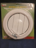 A/C CEILING REGISTER ADJ. ROTATING 5IN PLASTIC MEDIUM WHITE CARDED