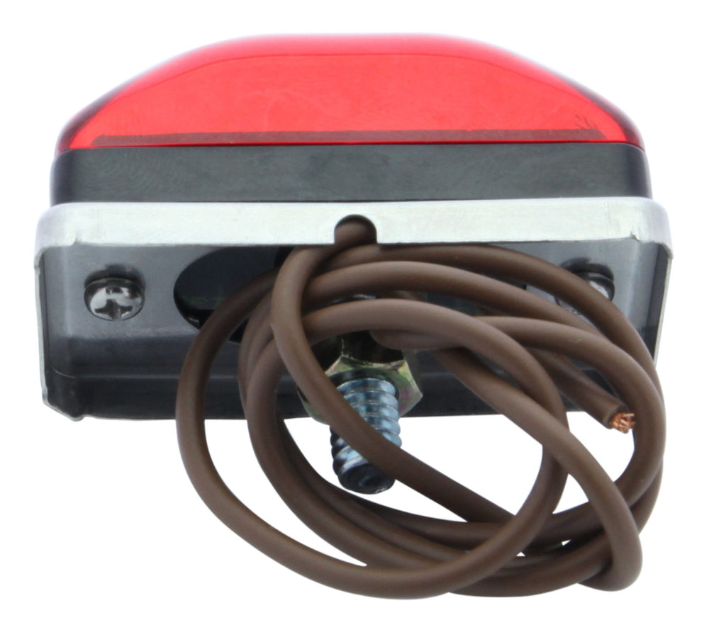 LED MARK LIGHT STUD MOUNT;RED; POLY