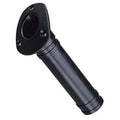 ABS FLUSH MOUNT ROD HOLDER BLK