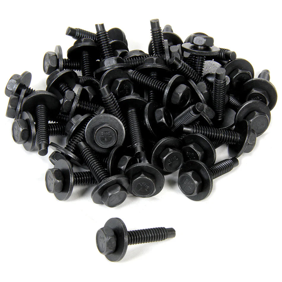 Body Bolt 1-1/8in 10pk Black