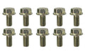 Moroso M8-1.25 x 16mm Non-Serrated Zinc Flange Bolt - 10 Pack
