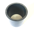 Ticon Industries 4-Ply Black 2.5in Straight Silicone Coupler
