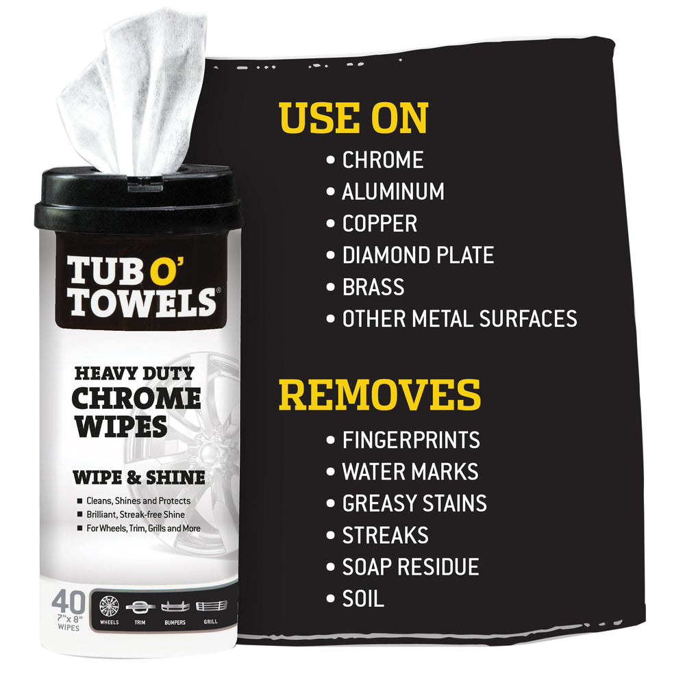 Tub O' Towels chrome auto part