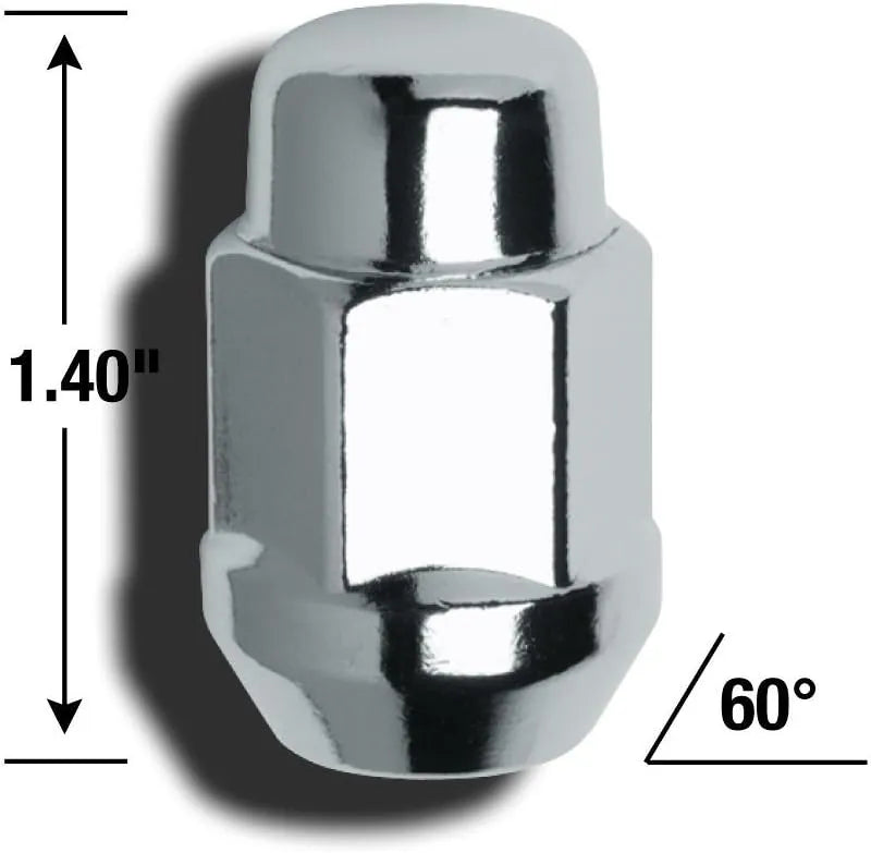 12MM X 1.50 ACORN BULGE (13/16IN HEX) LUG NUTS 4 BAGGED